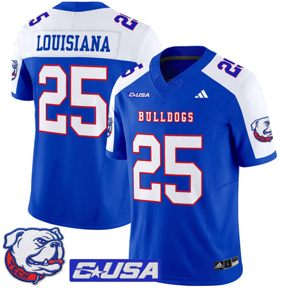 Men's Louisiana Tech Bulldogs 2025 Vapor Limited Jersey - All Stitched