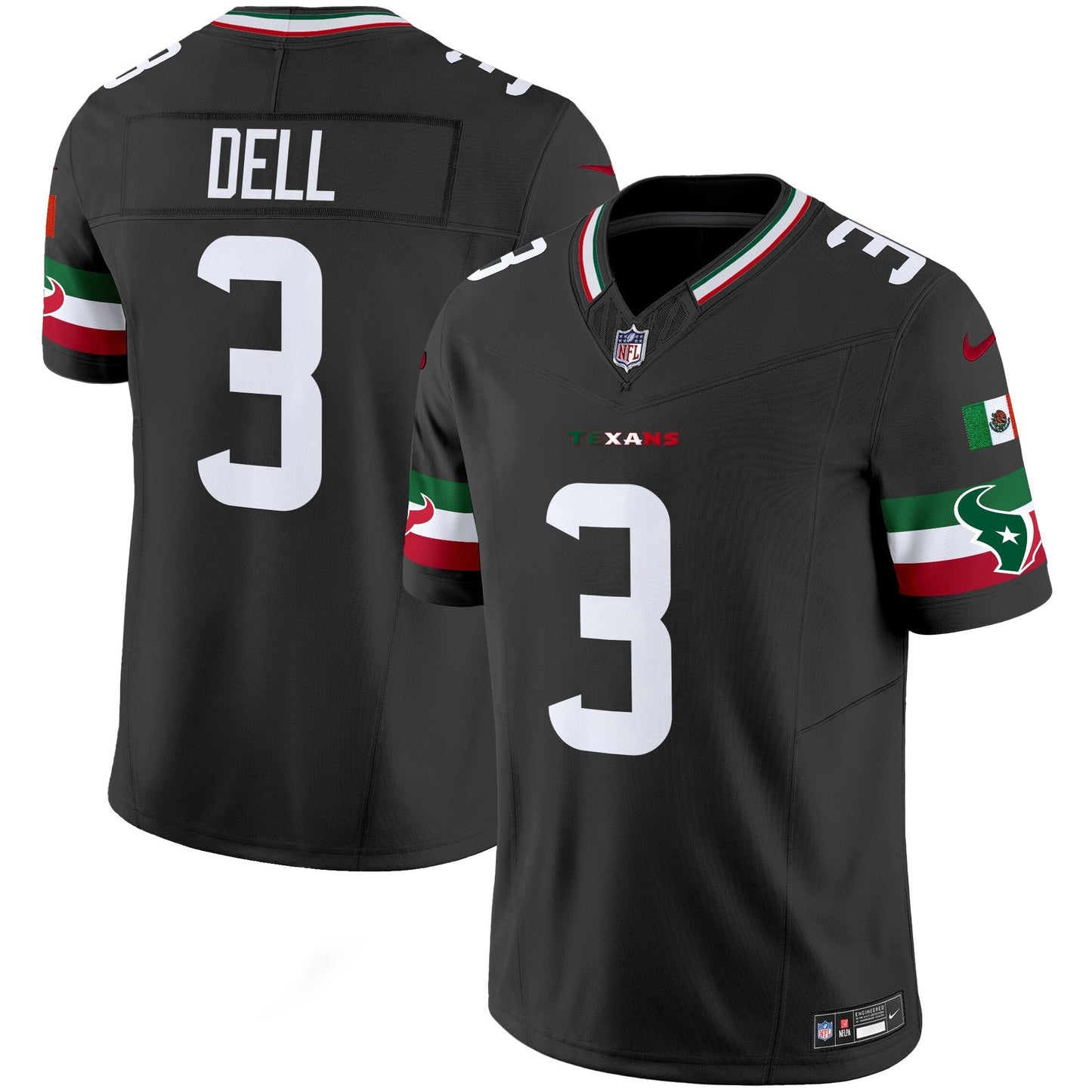 Men's Houston Texans Mexico Vapor Limited Jersey - All Stitched