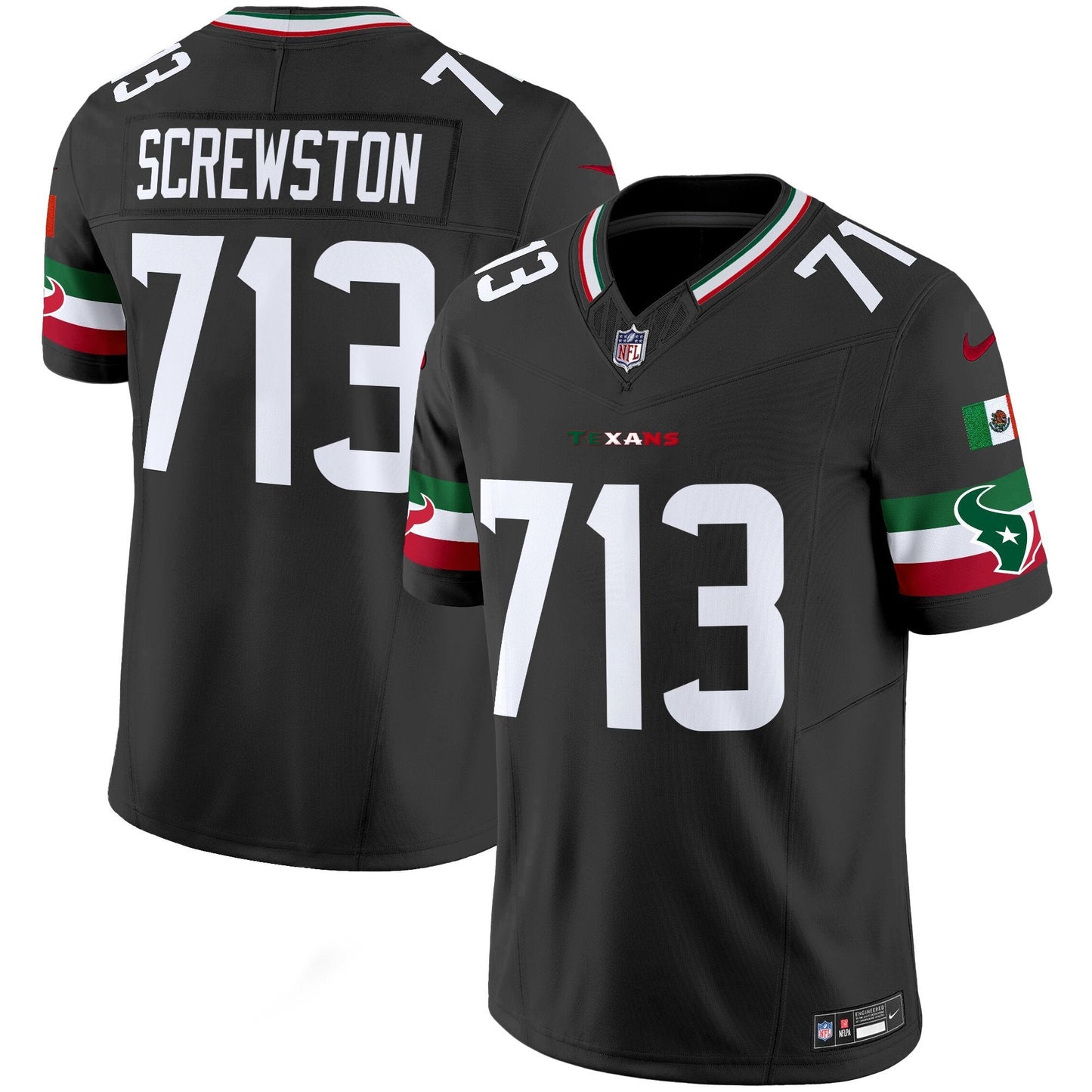 Men's Houston Texans Mexico Vapor Limited Jersey - All Stitched
