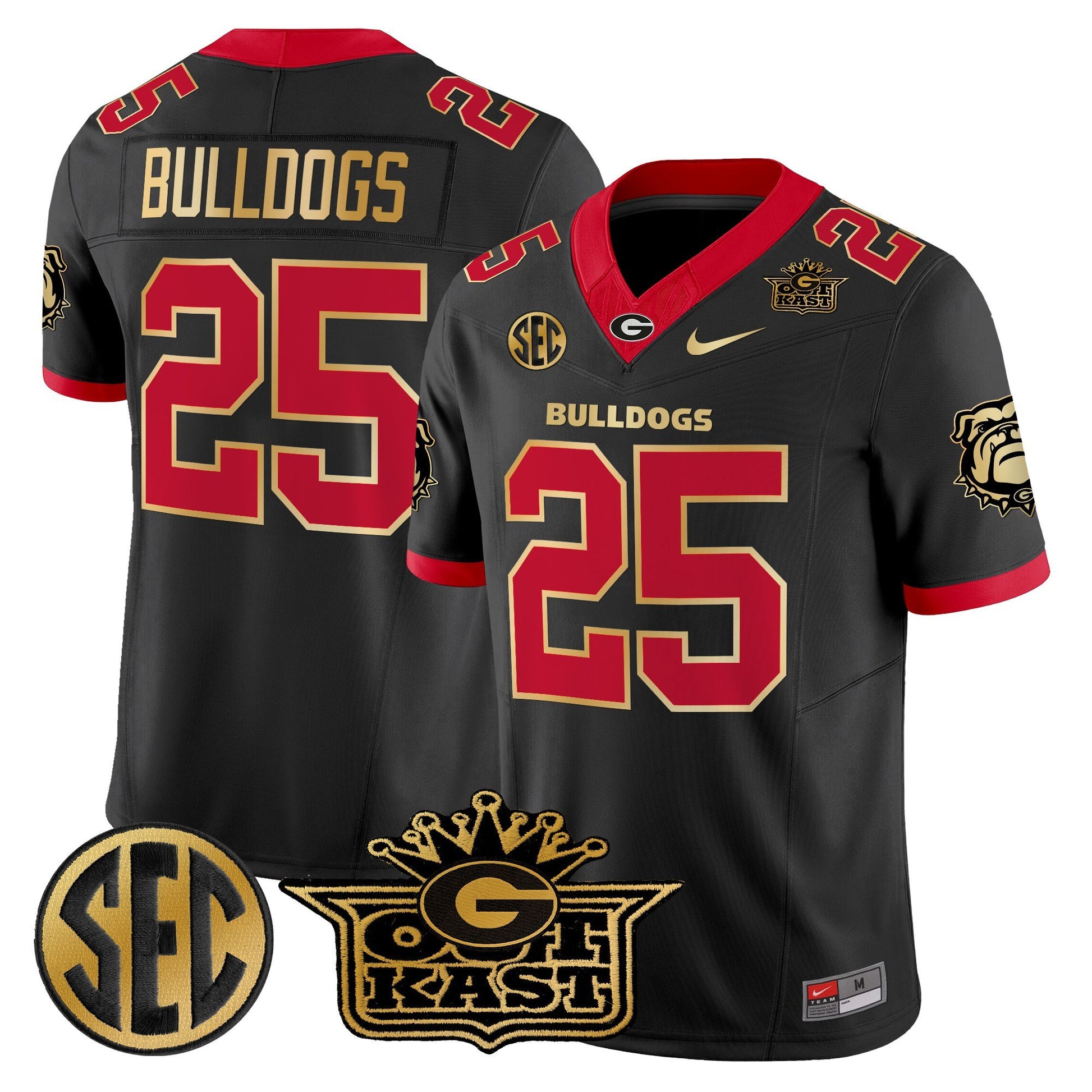 Men's Outkast x Georgia Bulldogs Vapor Limited Jersey - All stitched
