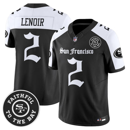 Men's San Francisco 49ers 'Gothic Edition' Vapor Limited Jersey - All Stitched