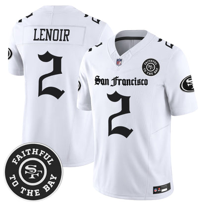 Men's San Francisco 49ers 'Gothic Edition' Vapor Limited Jersey - All Stitched