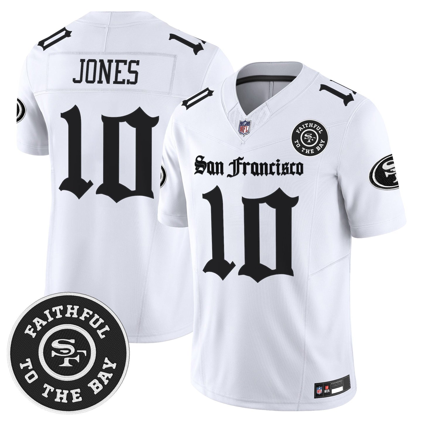 Men's San Francisco 49ers 'Gothic Edition' Vapor Limited Jersey - All Stitched