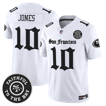 Men's San Francisco 49ers 'Gothic Edition' Vapor Limited Jersey - All Stitched