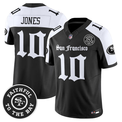 Men's San Francisco 49ers 'Gothic Edition' Vapor Limited Jersey - All Stitched