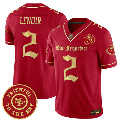 Men's San Francisco 49ers 'Gothic Edition' Vapor Limited Jersey - All Stitched