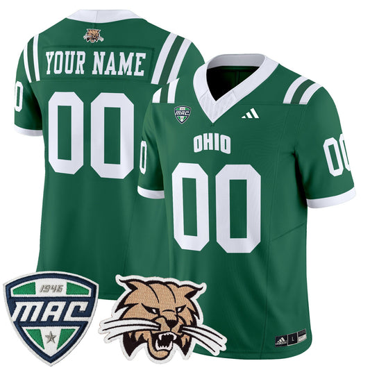 Ohio Bobcats 2025 Vapor Limited Custom Jersey - All Stitched