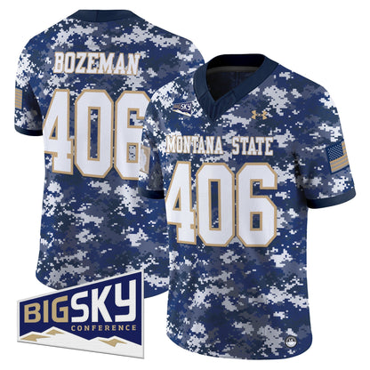 Men's Montana State Bobcats 2025 Vapor Limited Jersey - All Stitched