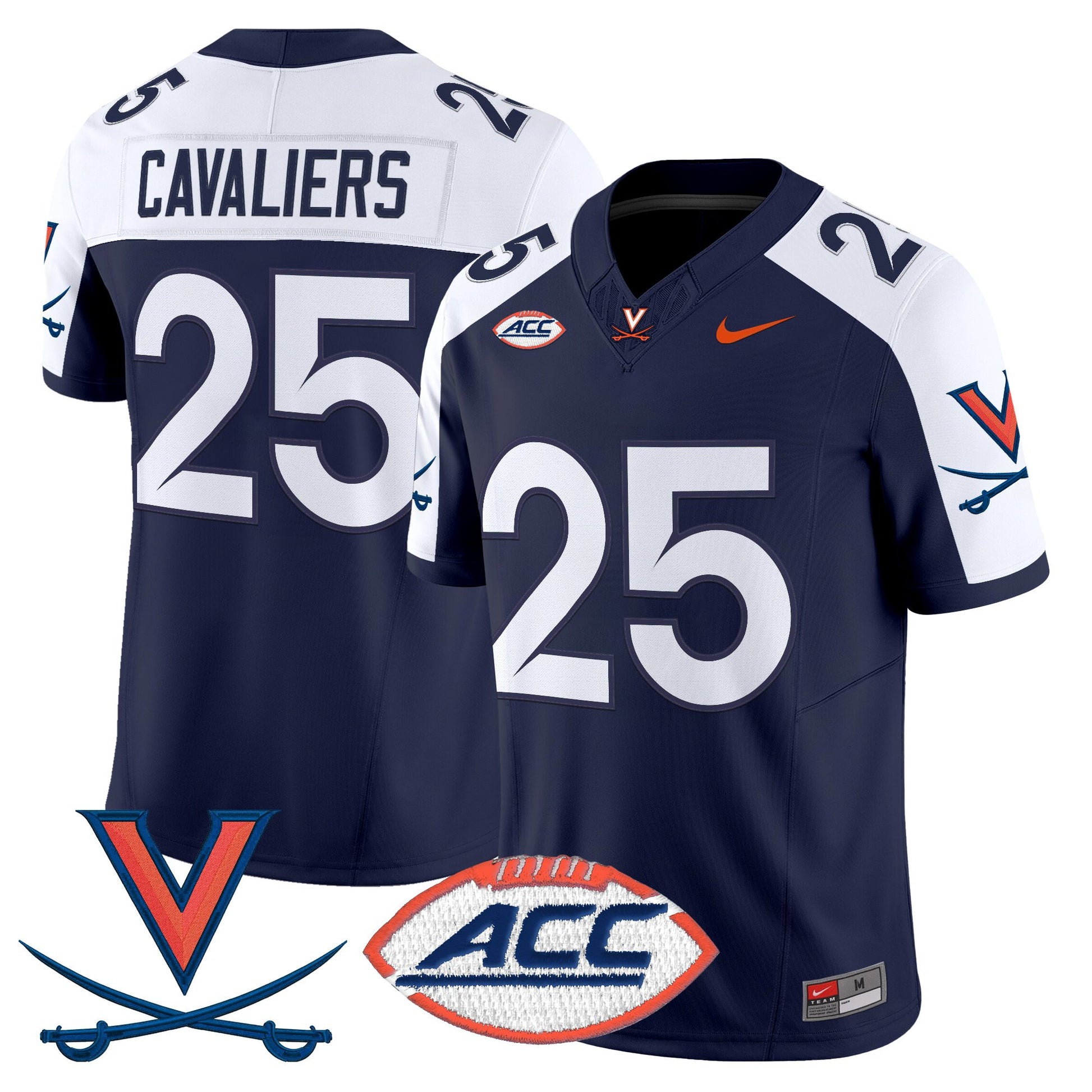 Men's Virginia Cavaliers 2025 Vapor Limited Jersey - All Stitched