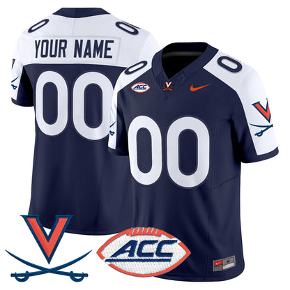 Virginia Cavaliers 2025 Vapor Limited Custom Jersey - All Stitched