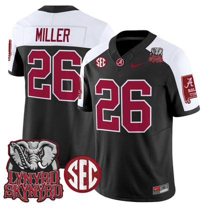 Men's Alabama Crimson Tide x Lynyrd Skynyrd Vapor Limited Jersey - Alabama Map - All Stitched