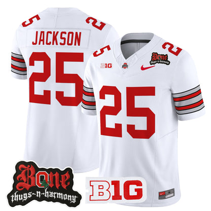 Men's Ohio State Buckeyes x Bone Thugs-N-Harmony Vapor Limited Jersey - Heritage Stripe Edition - All Stitched