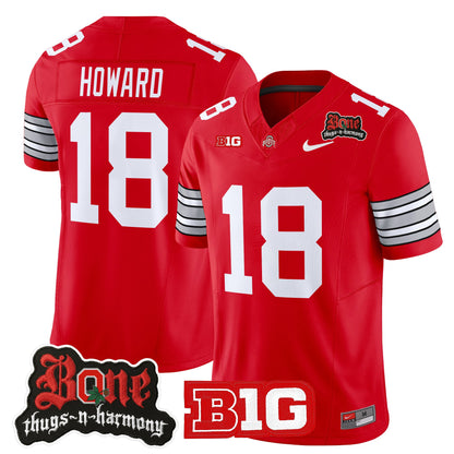 Men's Ohio State Buckeyes x Bone Thugs-N-Harmony Vapor Limited Jersey - Heritage Stripe Edition - All Stitched