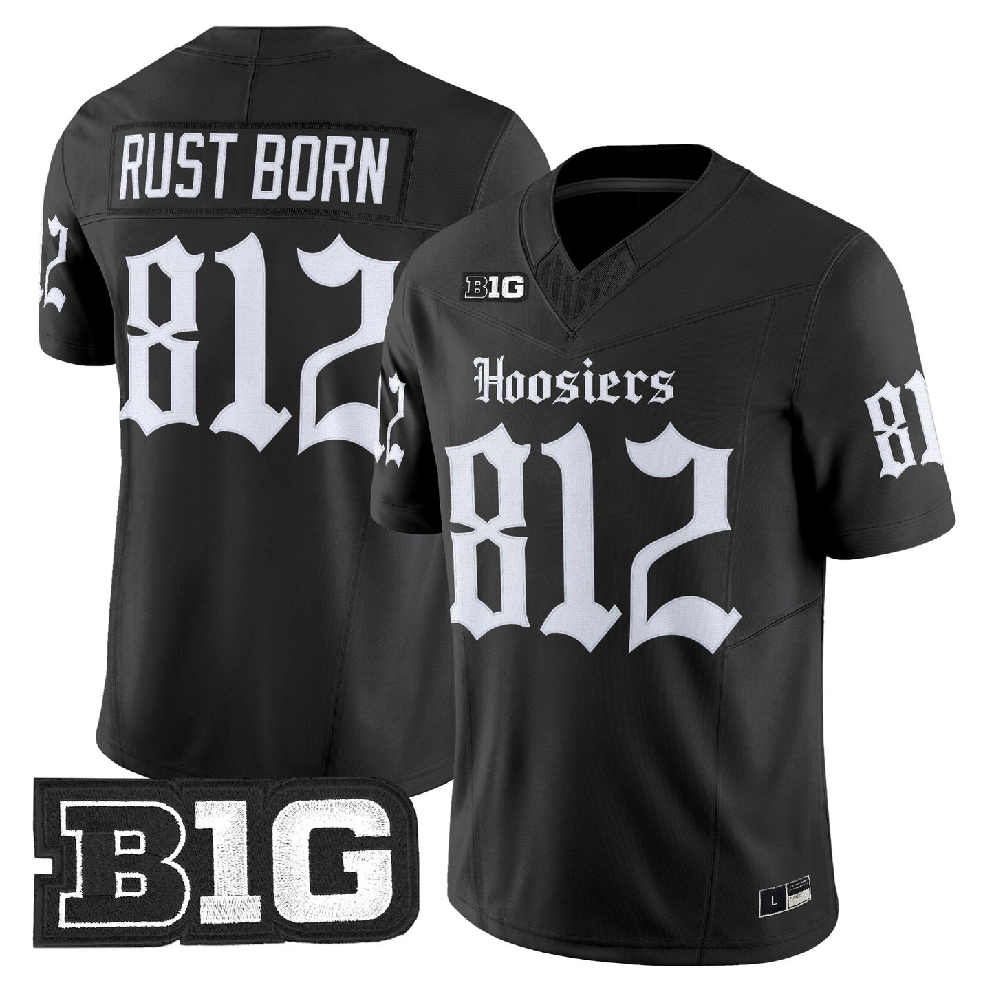 Men's Indiana Hoosiers 'Gothic Edition' Vapor Limited Jersey - All Stitched