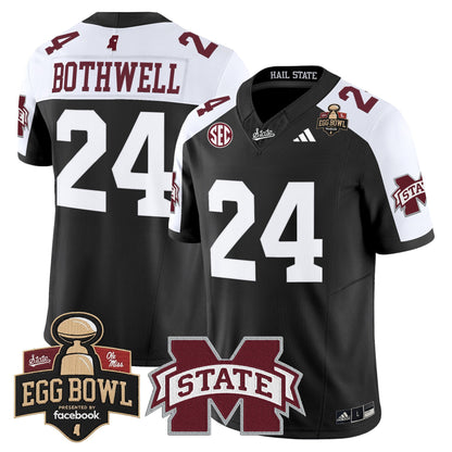 Men's Mississippi State Bulldogs 2025 Egg Bowl Vapor Limited Jersey - All Stitched