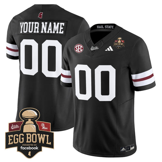 Mississippi State Bulldogs 2025 Egg Bowl Vapor Limited Custom Jersey - All Stitched