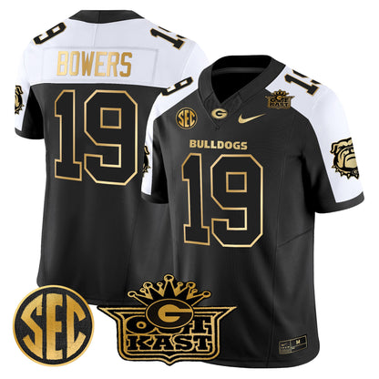 Men's Outkast x Georgia Bulldogs Gold Vapor Limited Jersey - All stitched