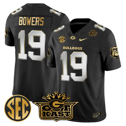 Men's Outkast x Georgia Bulldogs Gold Vapor Limited Jersey - All stitched