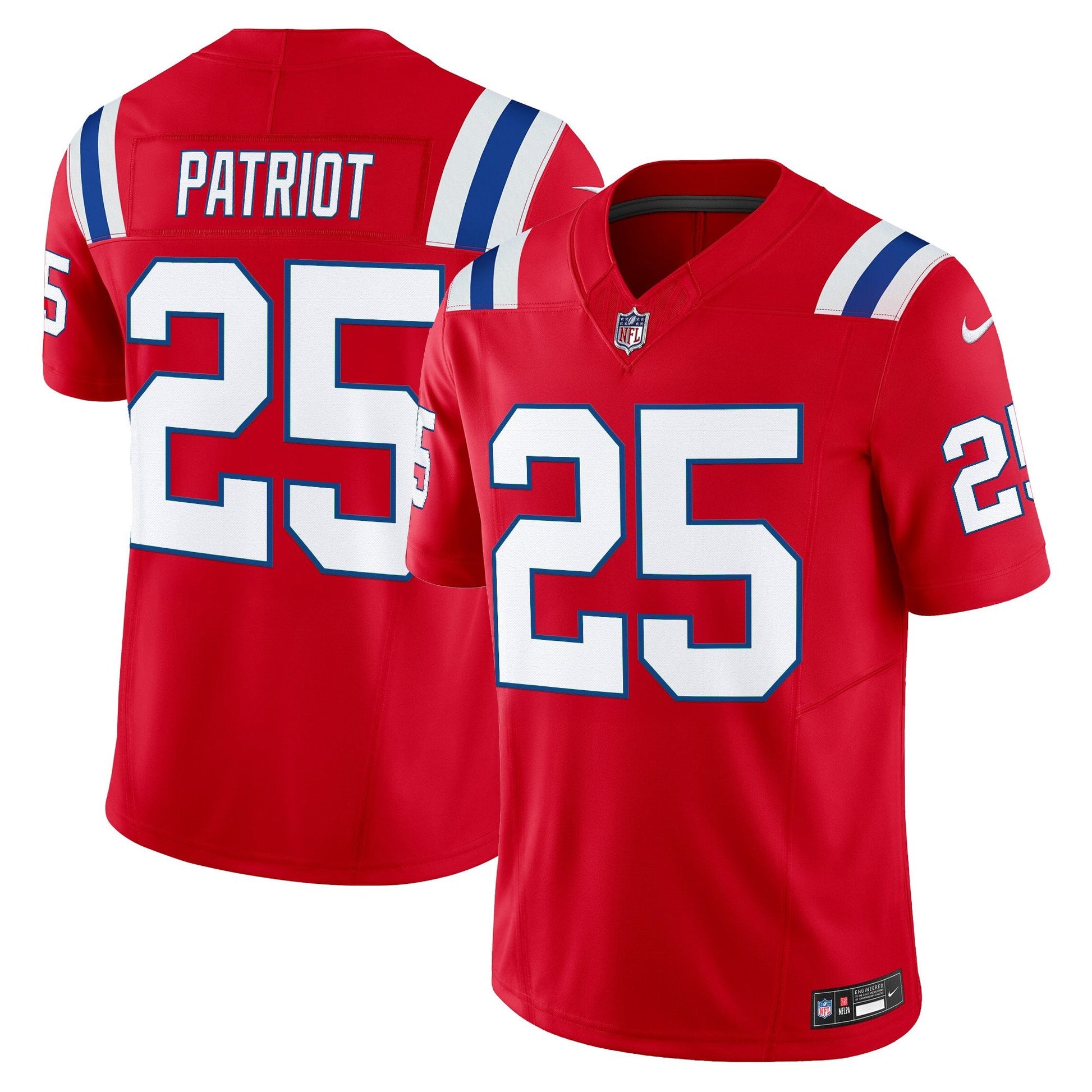 Men's New England Patriots Throwback Vapor Limited Jersey - All Stitched