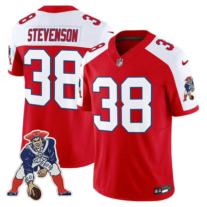 Men's New England Patriots Throwback Vapor Limited Jersey - All Stitched