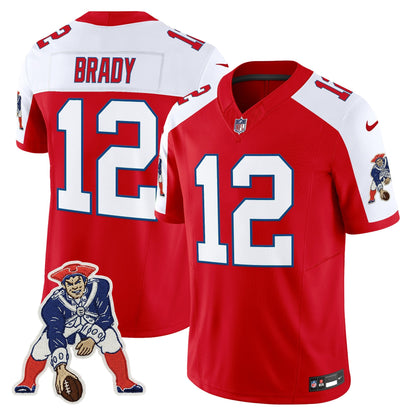 Men's New England Patriots Throwback Vapor Limited Jersey - All Stitched