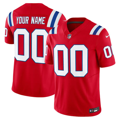 New England Patriots Throwback Vapor Limited Custom Jersey - All Stitched
