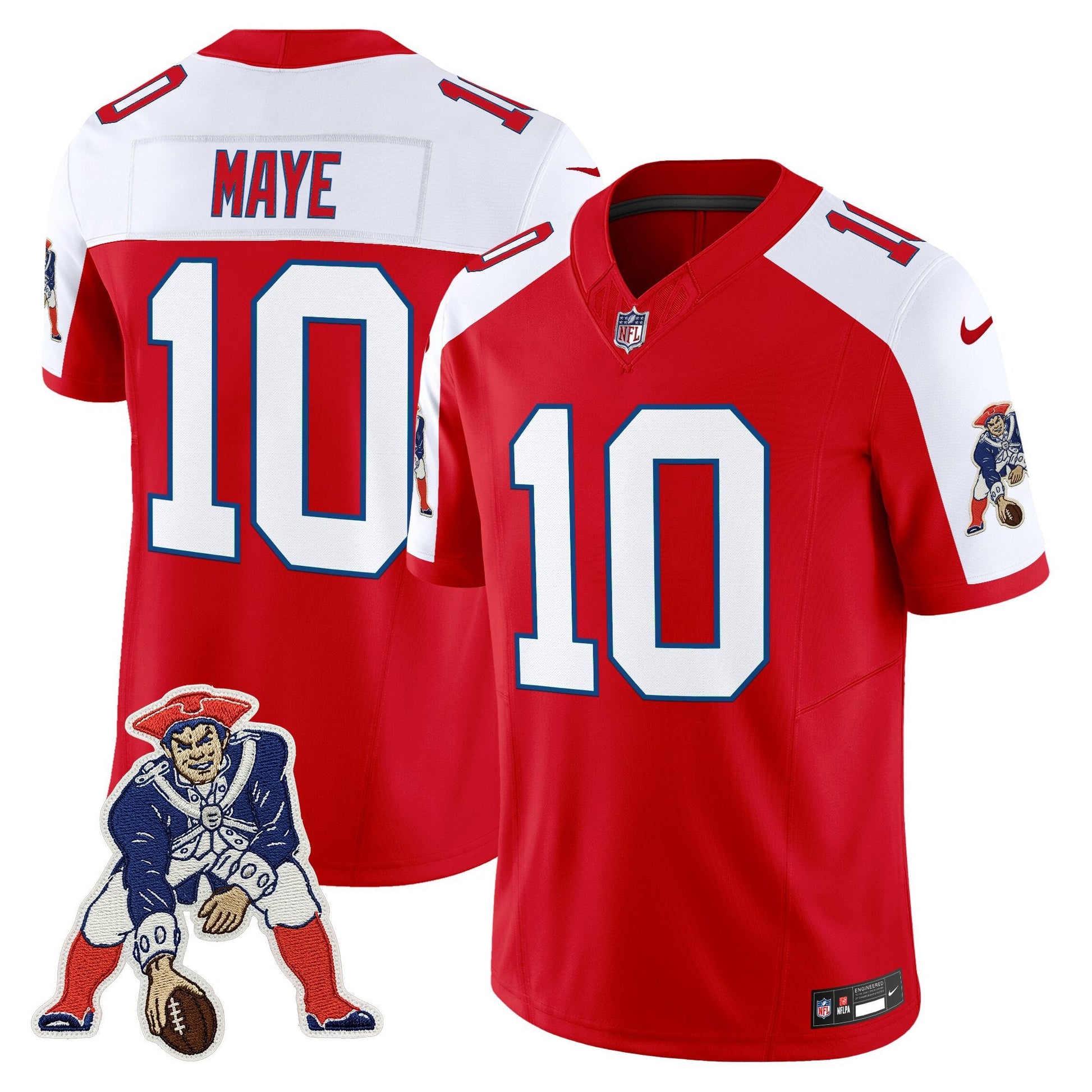 Men's New England Patriots Throwback Vapor Limited Jersey - All Stitched