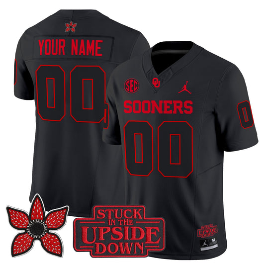 Oklahoma Sooners 'Stranger Things Edition' Vapor Limited Custom Jersey - All Stitched