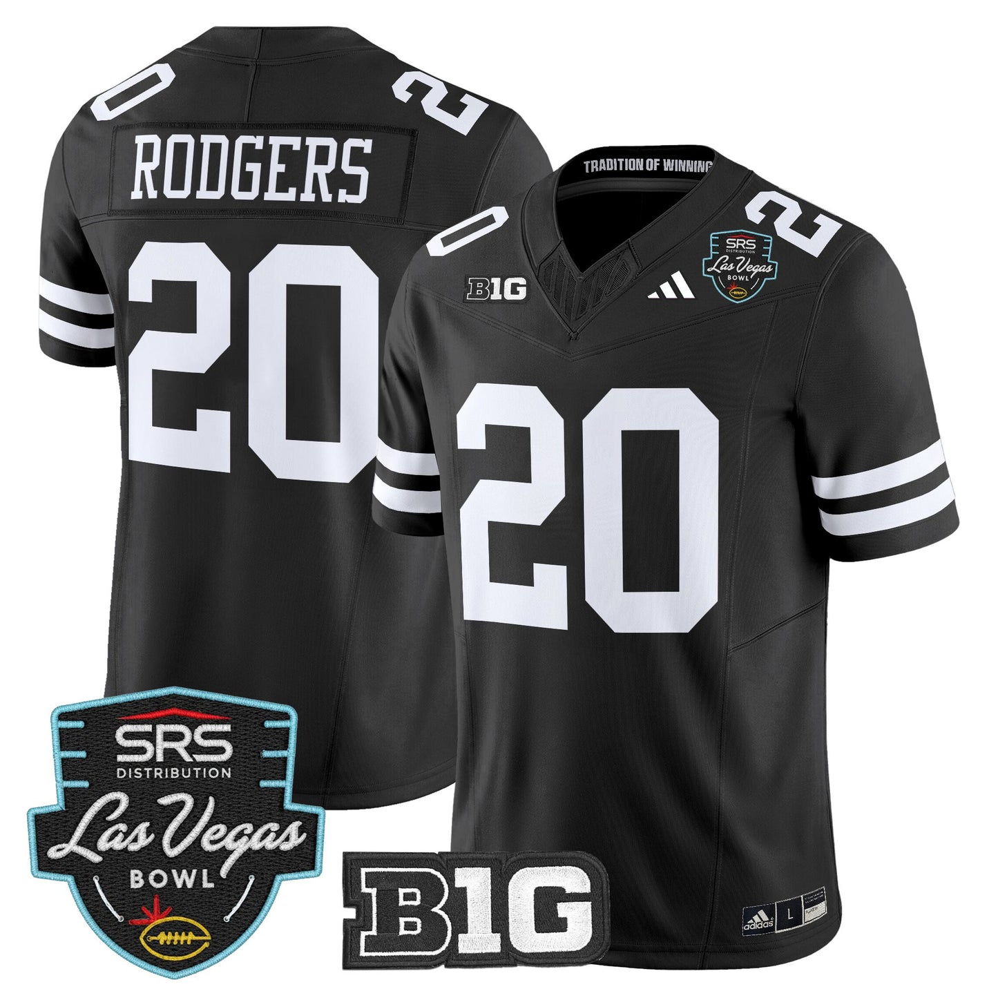 Men's Nebraska Cornhuskers 2025 Las Vegas Bowl Vapor Limited Jersey - All Stitched