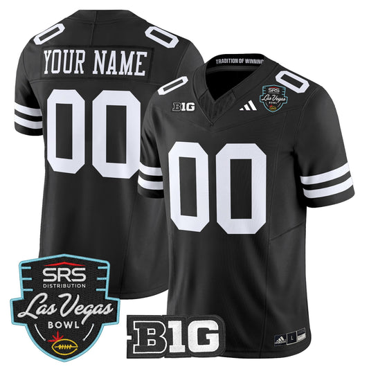 Nebraska Cornhuskers 2025 Las Vegas Bowl Vapor Limited Custom Jersey - All Stitched