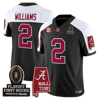 Men's Alabama Crimson Tide 2025 Playoff First Round Vapor Limited Jersey - All Stitched