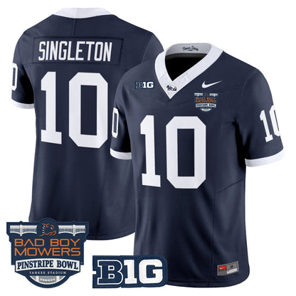 Men's Penn State Nittany Lions Throwback Vapor Limited Jersey - Pinstripe Bowl Patch - All Stitched