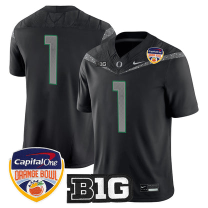 Men's Oregon Ducks 2026 Orange Bowl Vapor Limited Jersey - All Stitched
