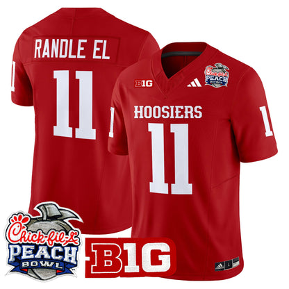Men's Indiana Hoosiers 2026 Peach Bowl Vapor Limited Jersey - All Stitched