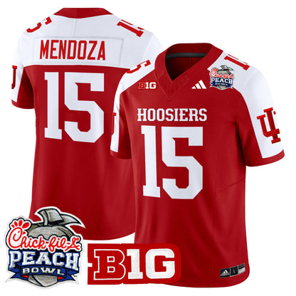 Men's Indiana Hoosiers 2026 Peach Bowl Vapor Limited Jersey - All Stitched