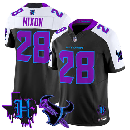 Men's Houston Texans DJ Screw Vapor Limited Jersey - All Stitched
