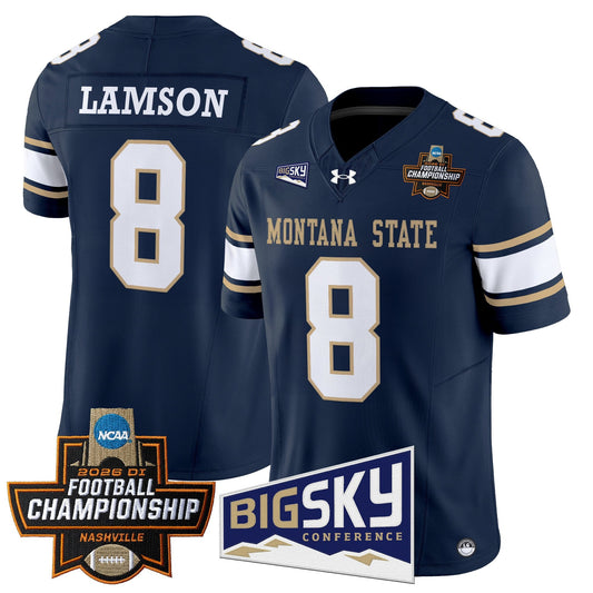 Men's Montana State Bobcats 2026 Football Championship Vapor Limited Jersey - All Stitched