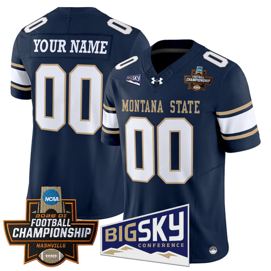 Montana State Bobcats 2026 Football Championship Vapor Limited Custom Jersey - All Stitched