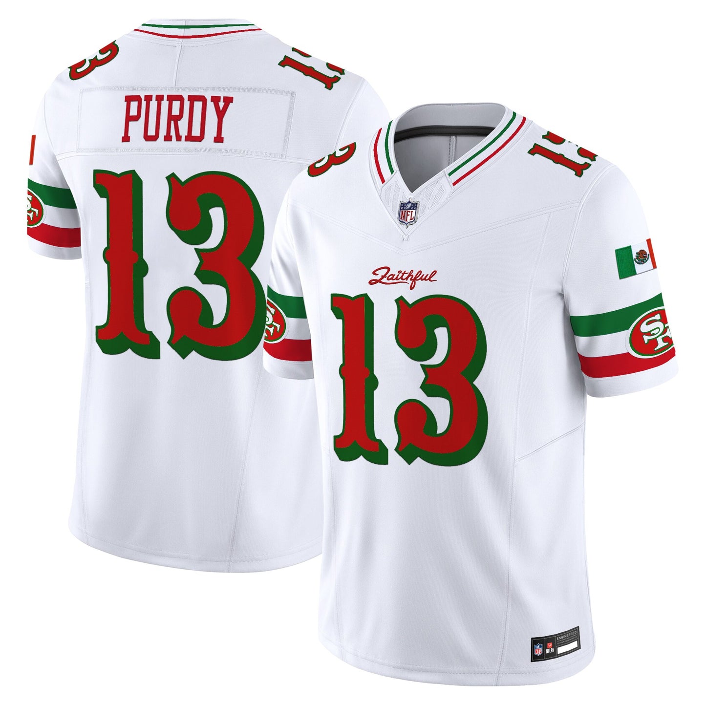 Men's San Francisco 49ers Mexico “Rivalries” Vapor Limited Jersey - All Stitched