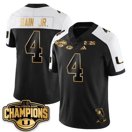MIA Football Vapor Limited Gold Jersey - Fiesta Bowl Champions - All Stitched