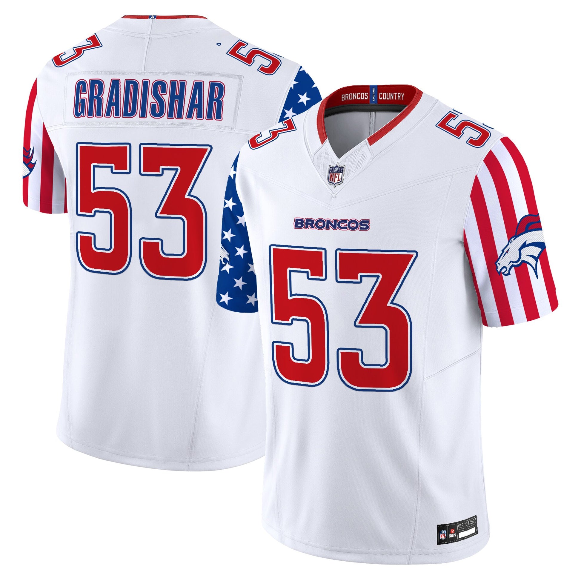 Men's Denver Broncos "America250 Edition" Vapor Limited Jersey - All Stitched