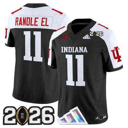 Men's Indiana Hoosiers 2026 CFP Final Patch Vapor Limited Jersey V3 - All Stitched