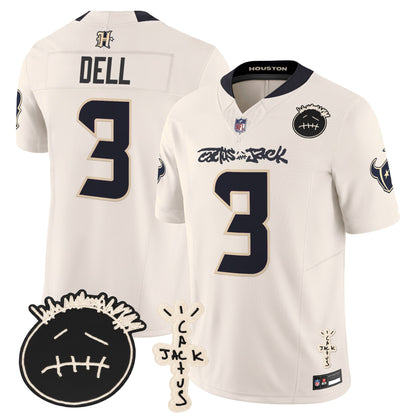 Men's Houston Texans x Cactus Jack Vapor Limited Jersey V2 - All Stitched