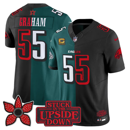 Men's Philadelphia Eagles 'Upside Down Edition' Vapor Limited Jersey - All Stitched
