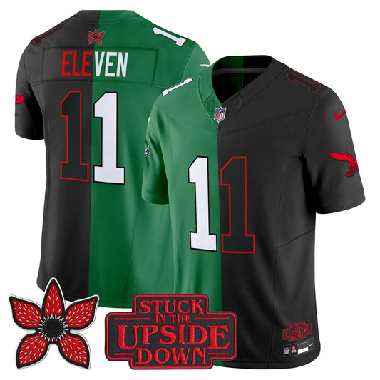 Men's Philadelphia Eagles 'Upside Down Edition' Vapor Limited Jersey - All Stitched