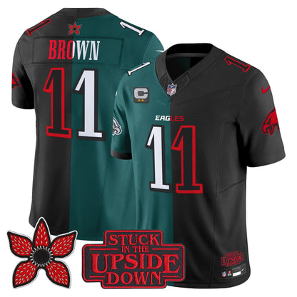 Men's Philadelphia Eagles 'Upside Down Edition' Vapor Limited Jersey - All Stitched