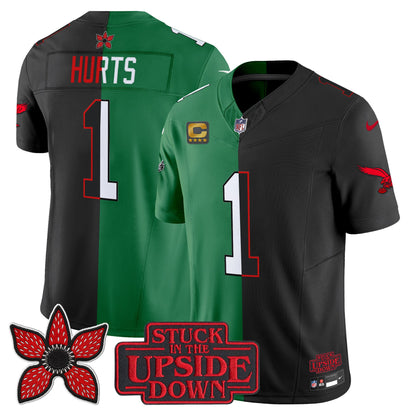 Men's Philadelphia Eagles 'Upside Down Edition' Vapor Limited Jersey - All Stitched