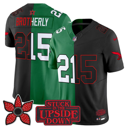 Men's Philadelphia Eagles 'Upside Down Edition' Vapor Limited Jersey - All Stitched