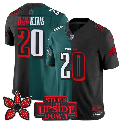 Men's Philadelphia Eagles 'Upside Down Edition' Vapor Limited Jersey - All Stitched