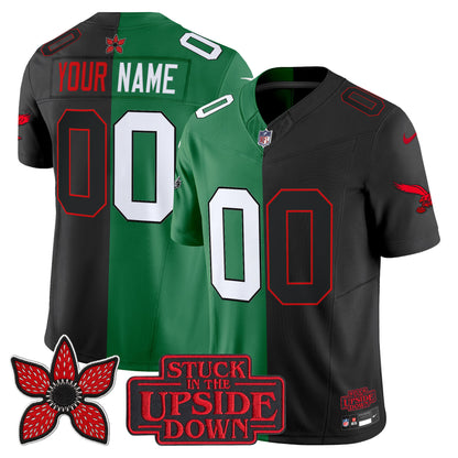 Philadelphia Eagles 'Upside Down Edition' Vapor Limited Custom Jersey - All Stitched
